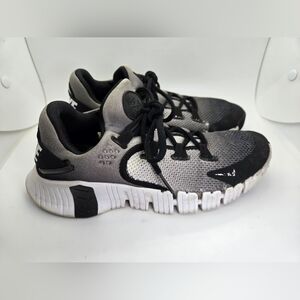 Nike Free Metcon 4 Shoes Men's 7 Black CrossFit Workout Athletic Gym Sneakers
